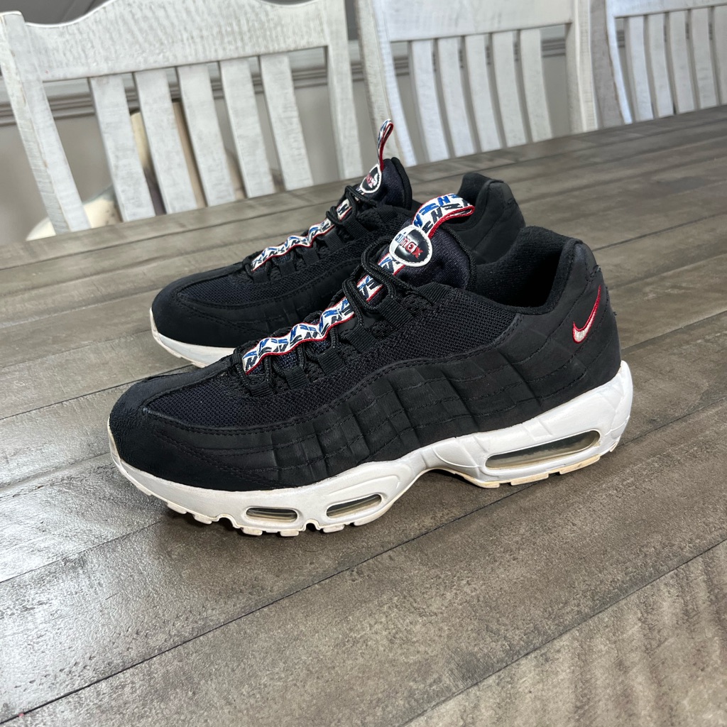 Nike Air Max 95 Tt Pull Back Black Sneakers Sz 10